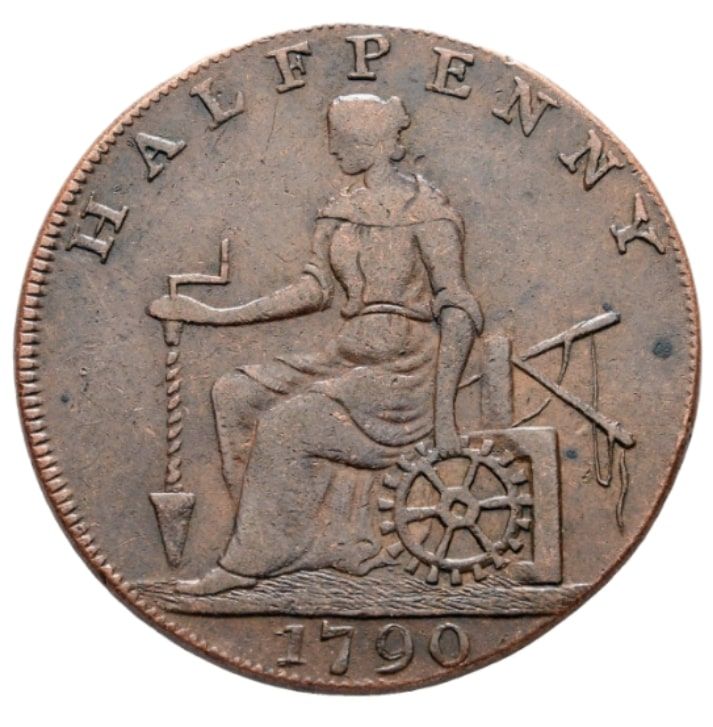 ½ Penny Warwickshire – Wilkinson / Mining reverse