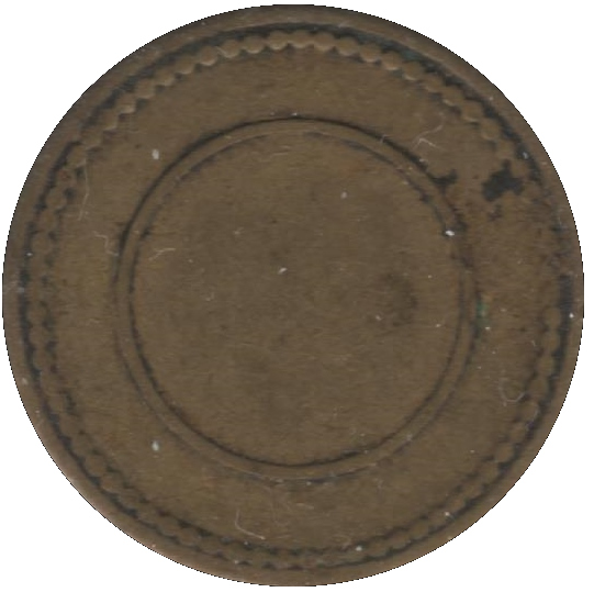 ½ Penny - Ynysybwl Indus. Co-Op. Soc. Ltd. Ynysybwl, Mid Glamorgan, Wales reverse