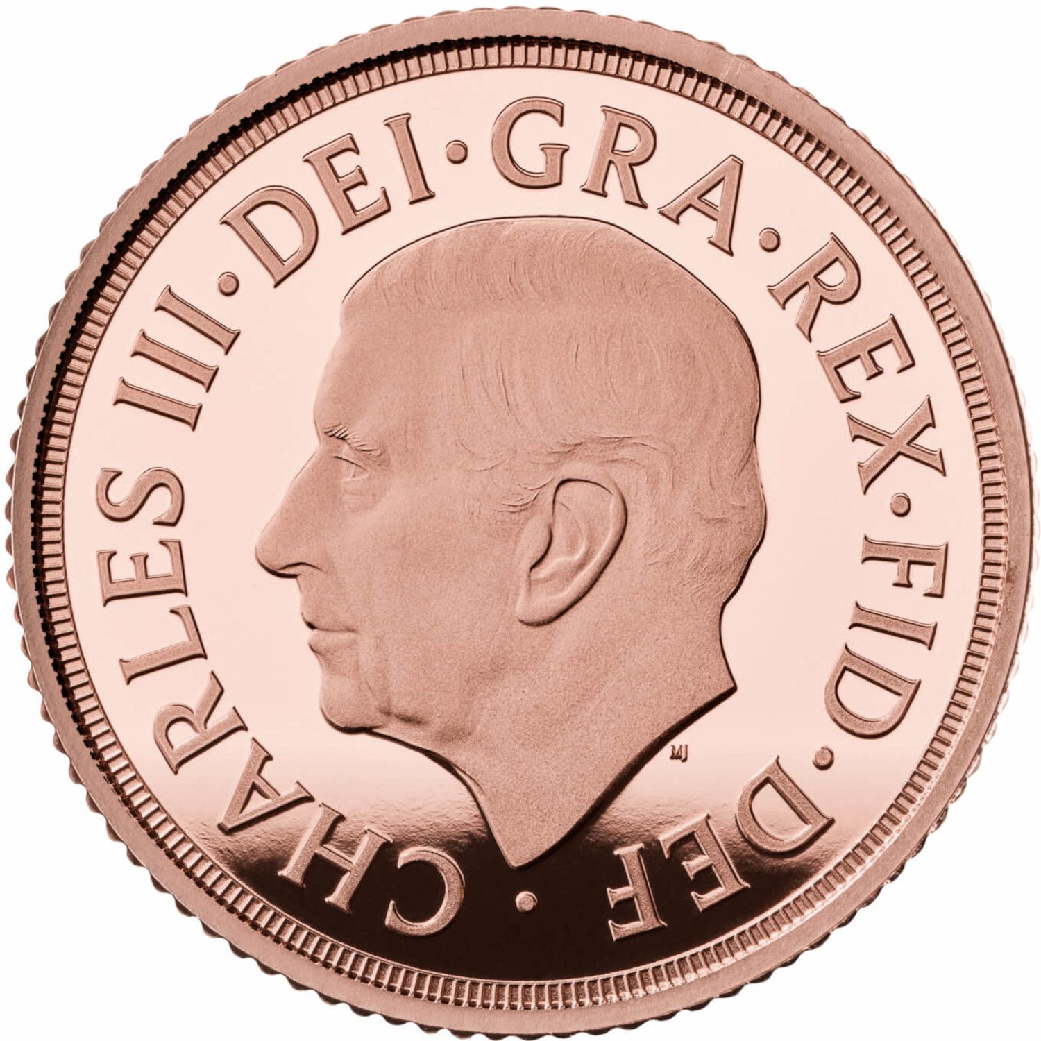 ½ Sovereign - Charles III obverse