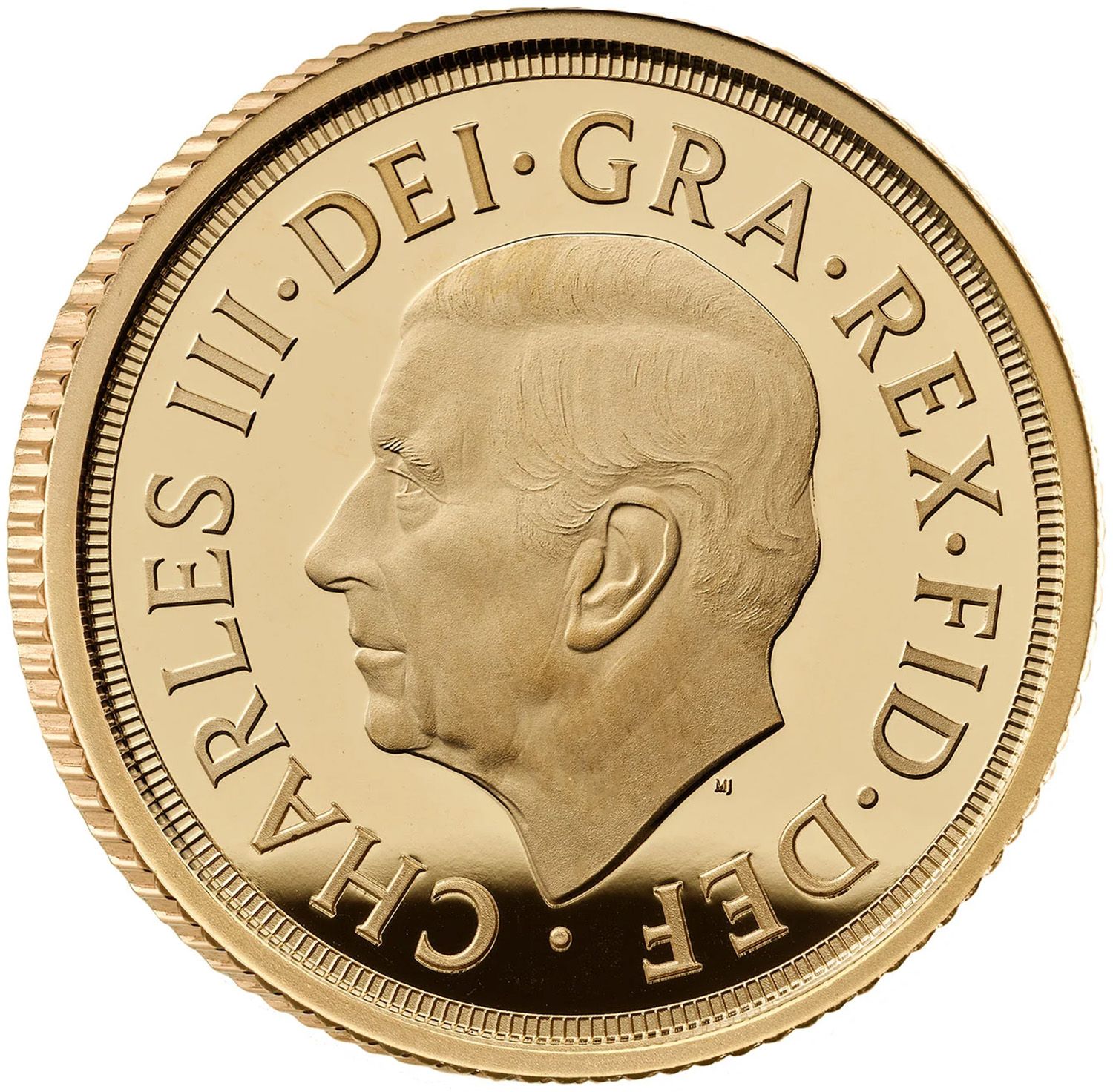 ½ Sovereign - Charles III obverse