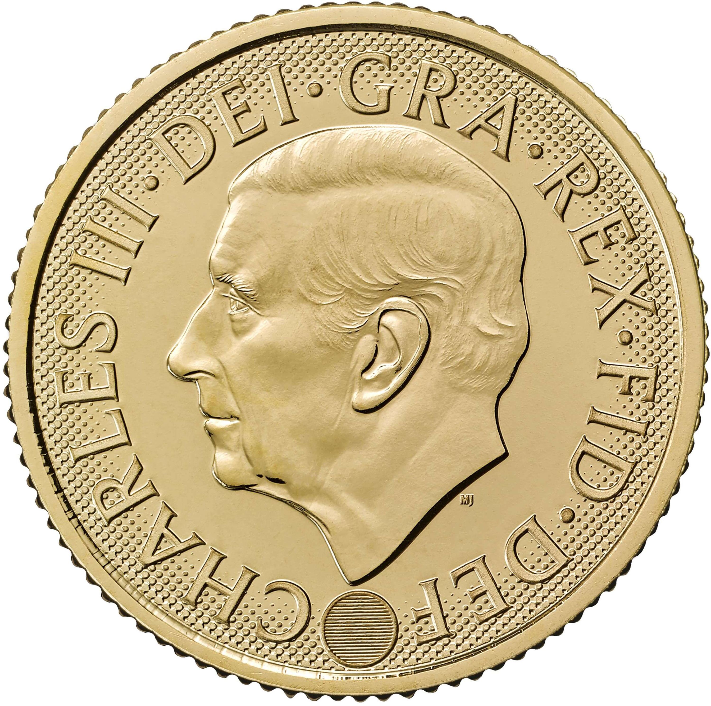 ½ Sovereign - Charles III Bullion obverse