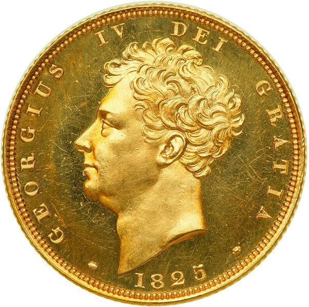 ½ Sovereign - George IV Pattern obverse