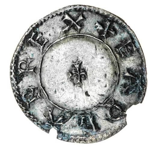 Halfpenny - Eadgar Flower type obverse