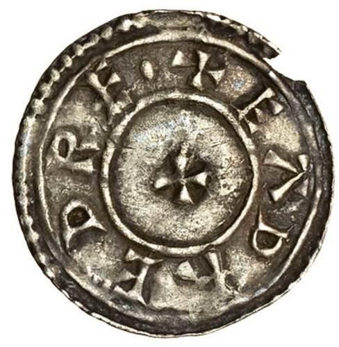 Halfpenny - Eadred Two line type obverse