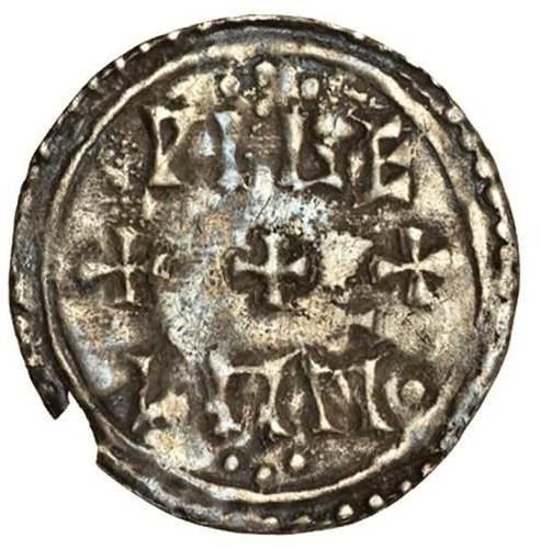 Halfpenny - Eadred Two line type reverse