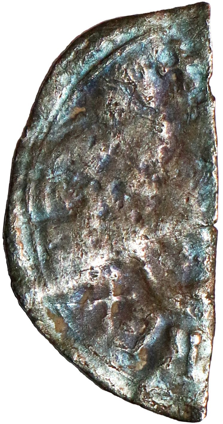 Halfpenny - Æthelstan Crowned bust type obverse
