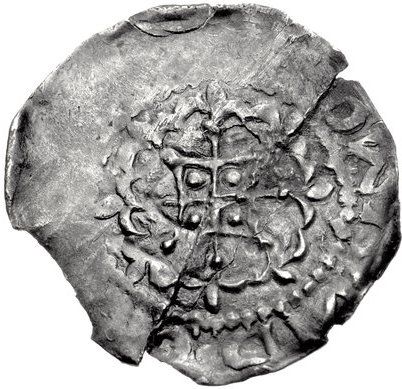Penny - Civil War Angevins; William of Gloucester reverse