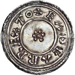 Penny - Eadgar Rosette type obverse