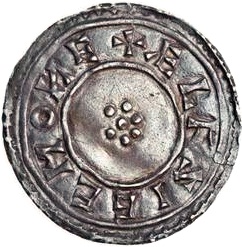 Penny - Eadgar Rosette type reverse