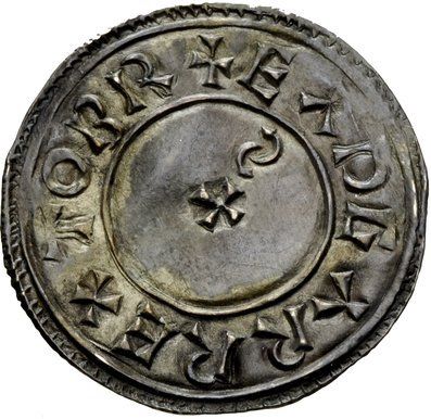 Penny - Eadgar Small cross type obverse