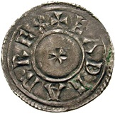 Penny - Eadgar Small cross type obverse