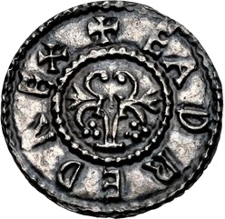 Penny - Eadred Floral type obverse