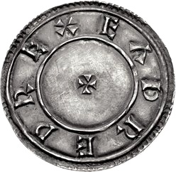 Penny - Eadred Two line type obverse