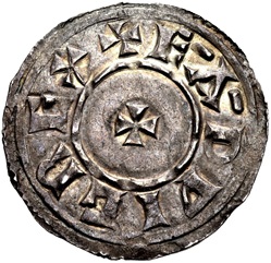 Penny - Eadwig Two line type obverse
