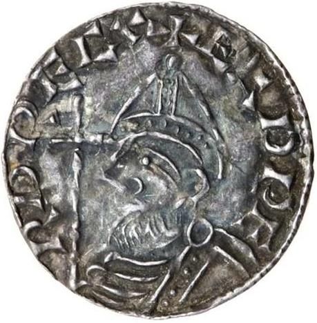 Penny - Edward Pointed Helmet type; bust left obverse