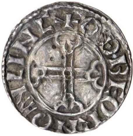 Penny - Edward Pointed Helmet type; bust left reverse