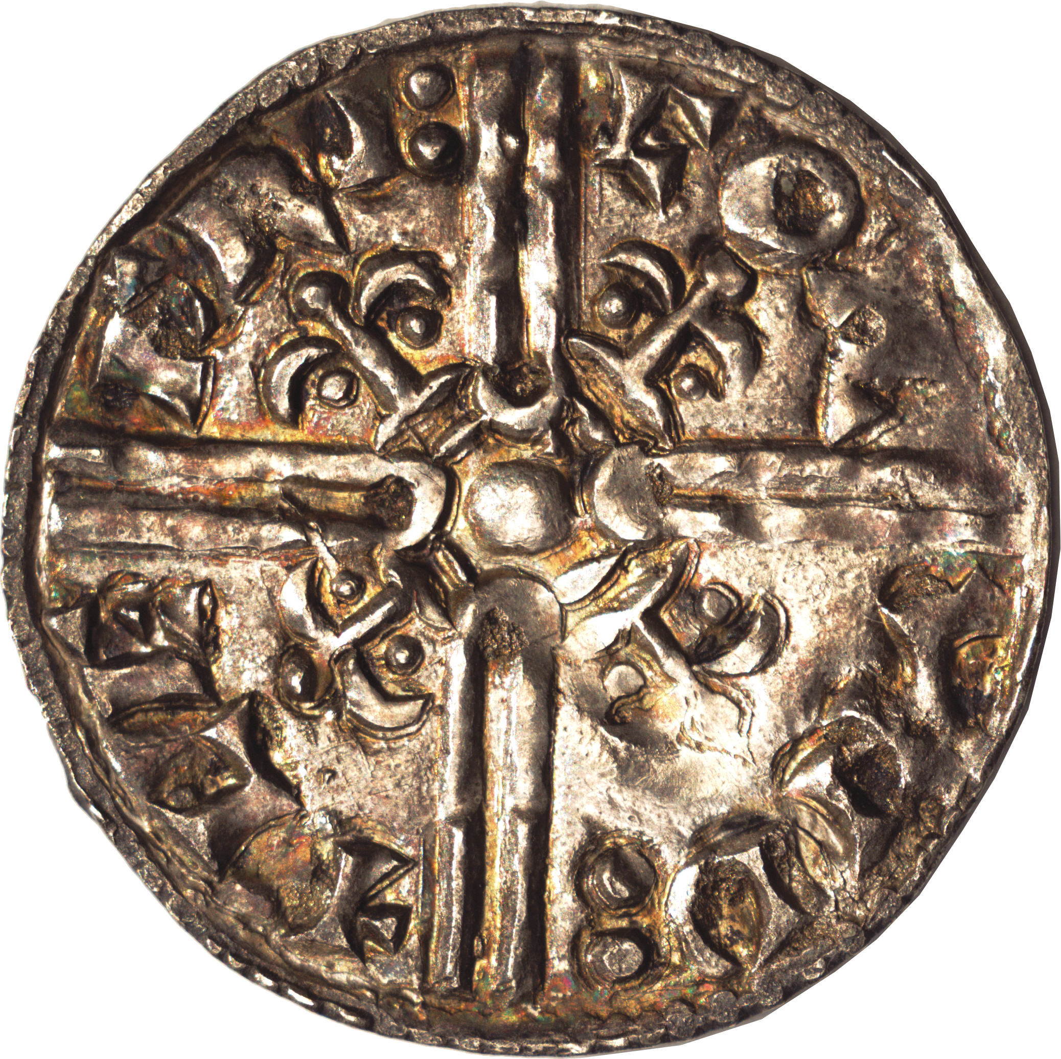 Penny - Harold I Fleur-de-Lis type; 3 pellets reverse