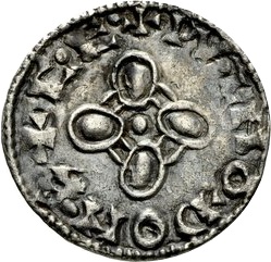 Penny - Harthacnut Jewel Cross type; Regency period reverse