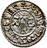 Penny - Æthelred II 1st Hand type; bust left reverse