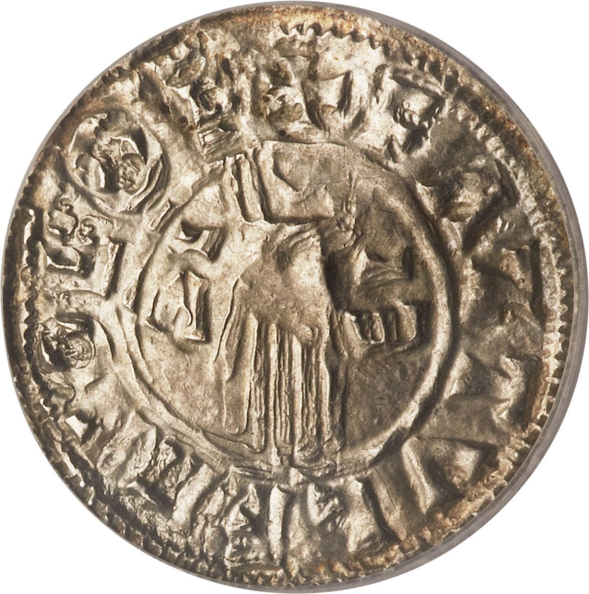 Penny - Æthelred II 1st Hand type; bust right
