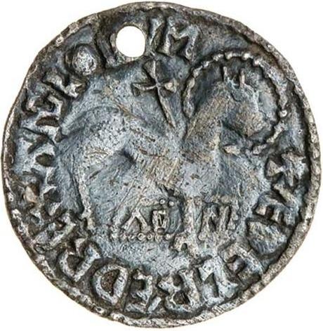 Penny - Æthelred II Agnus Dei type obverse