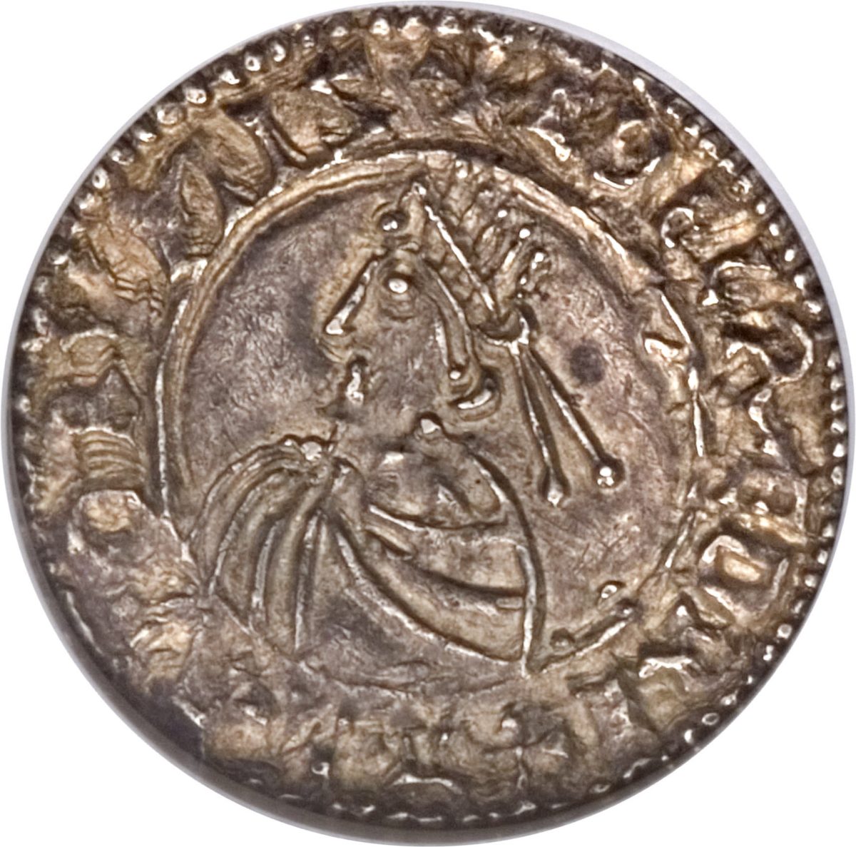 Penny - Æthelred II Intermediate Small Cross type obverse