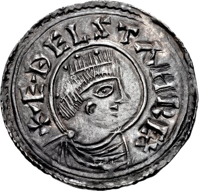 Penny - Æthelstan Crowned bust type obverse
