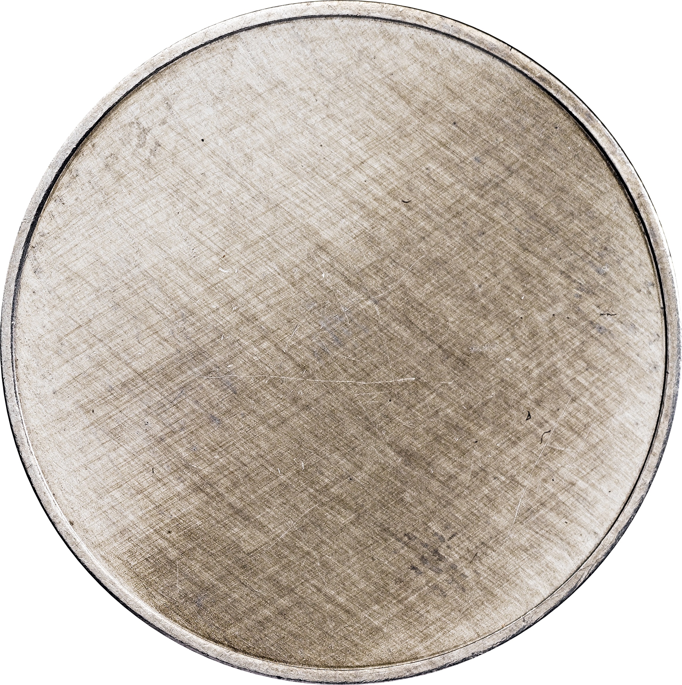 ¼ Decimal Penny Uniface Pattern reverse