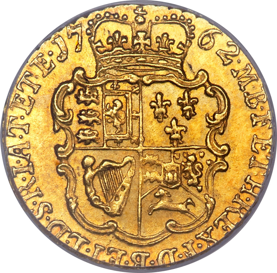 ¼ Guinea - George III reverse
