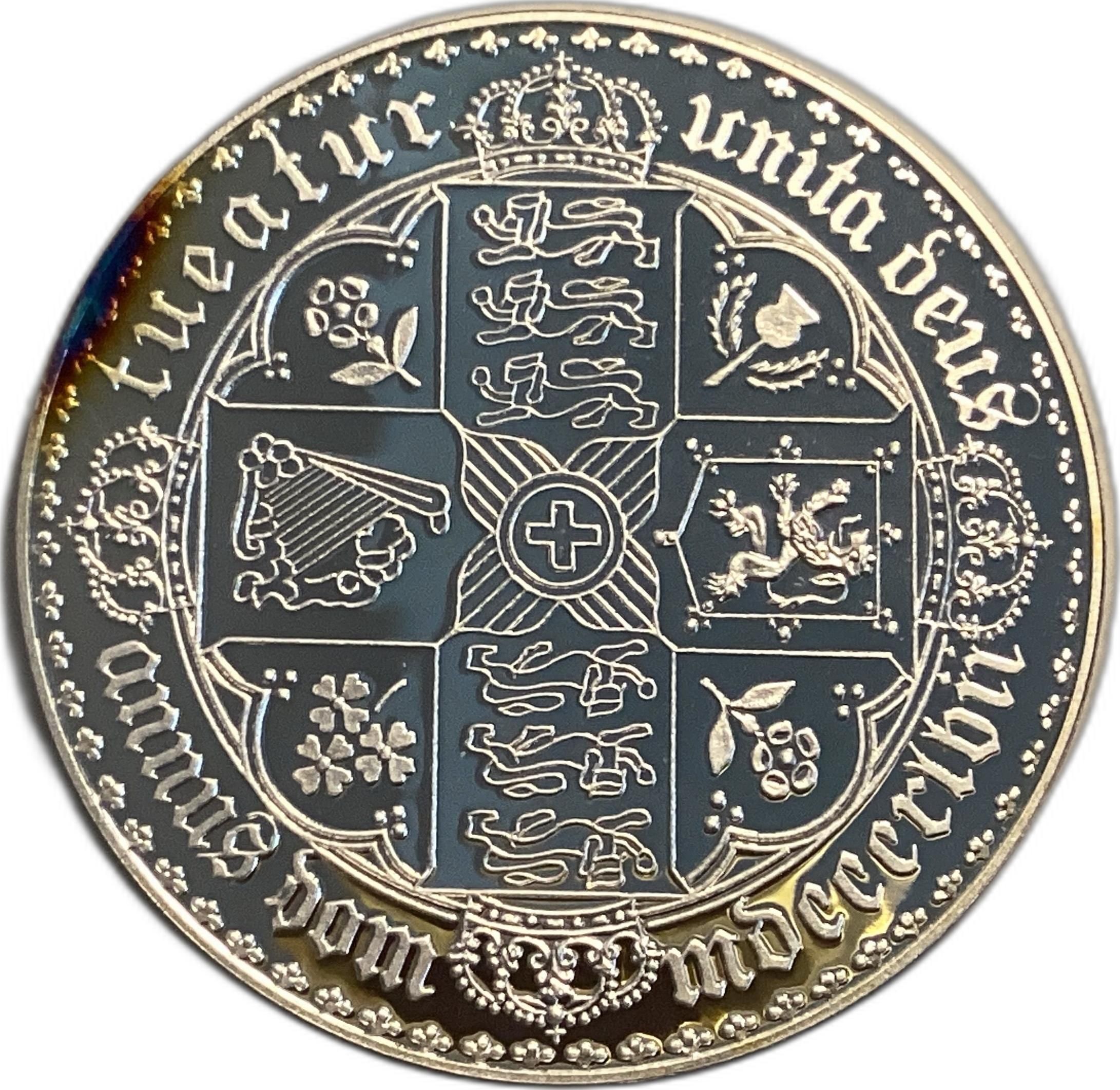 Replica - 1 Crown; Victoria reverse