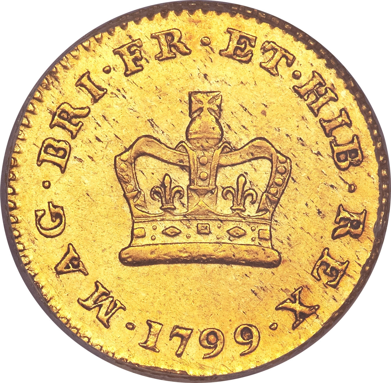 ⅓ Guinea - George III reverse