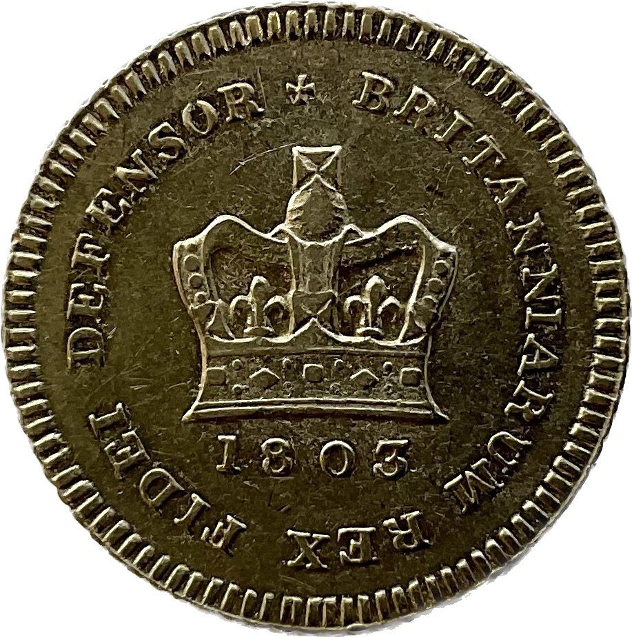 ⅓ Guinea - George III reverse