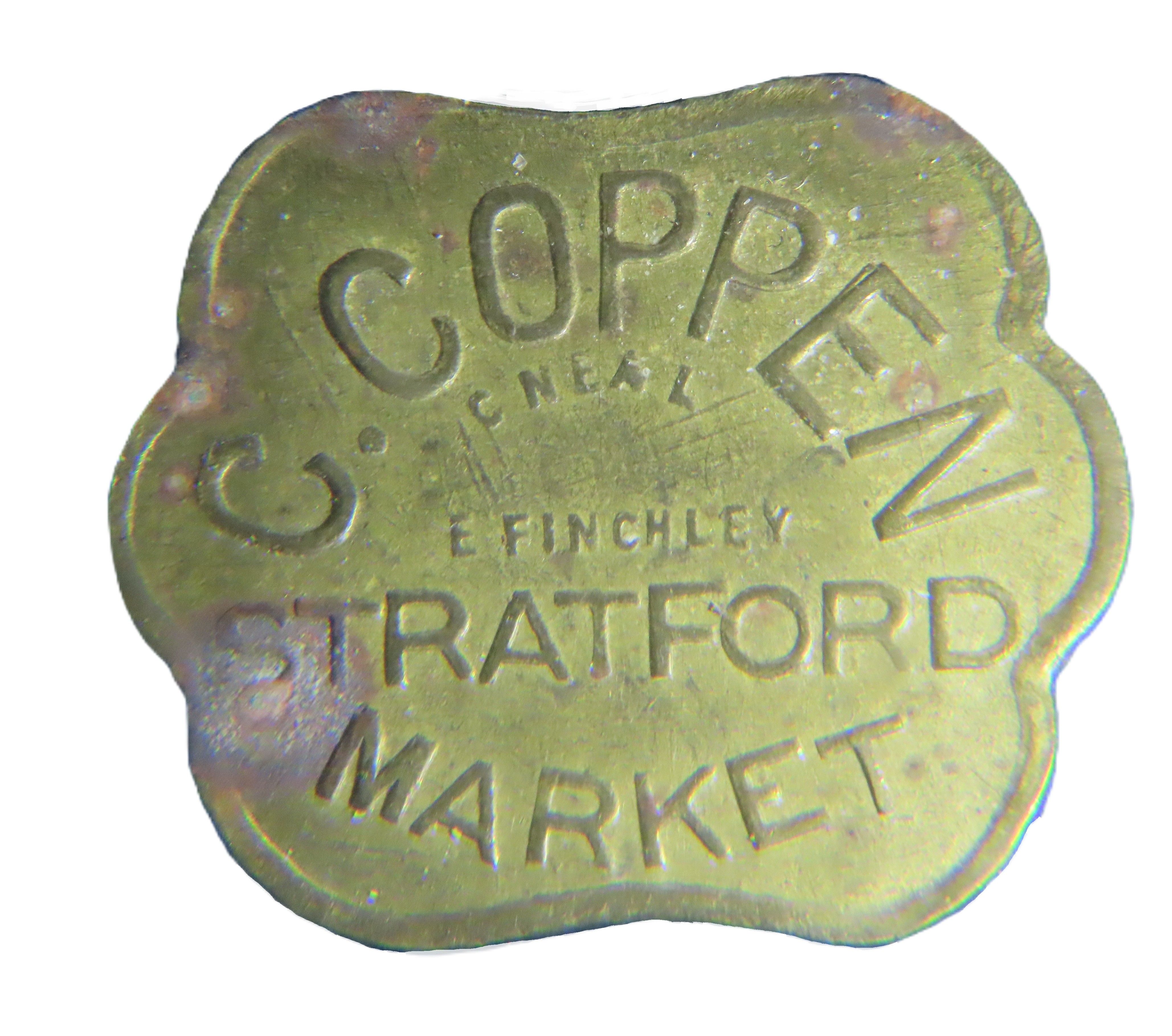 Token - 1S C Coppen Stratford Market obverse