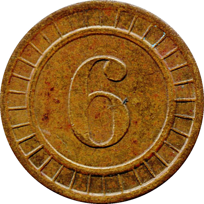 Token - A 6 obverse