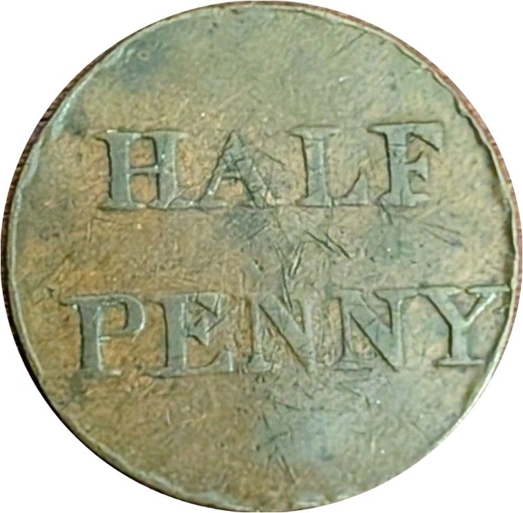 Token - ½ Penny - Christ's Hospital Middlesex reverse