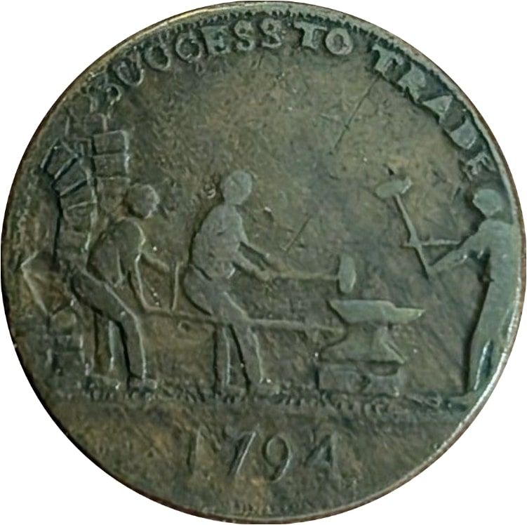 Token - ½ Penny Yorkshire Sheffield reverse