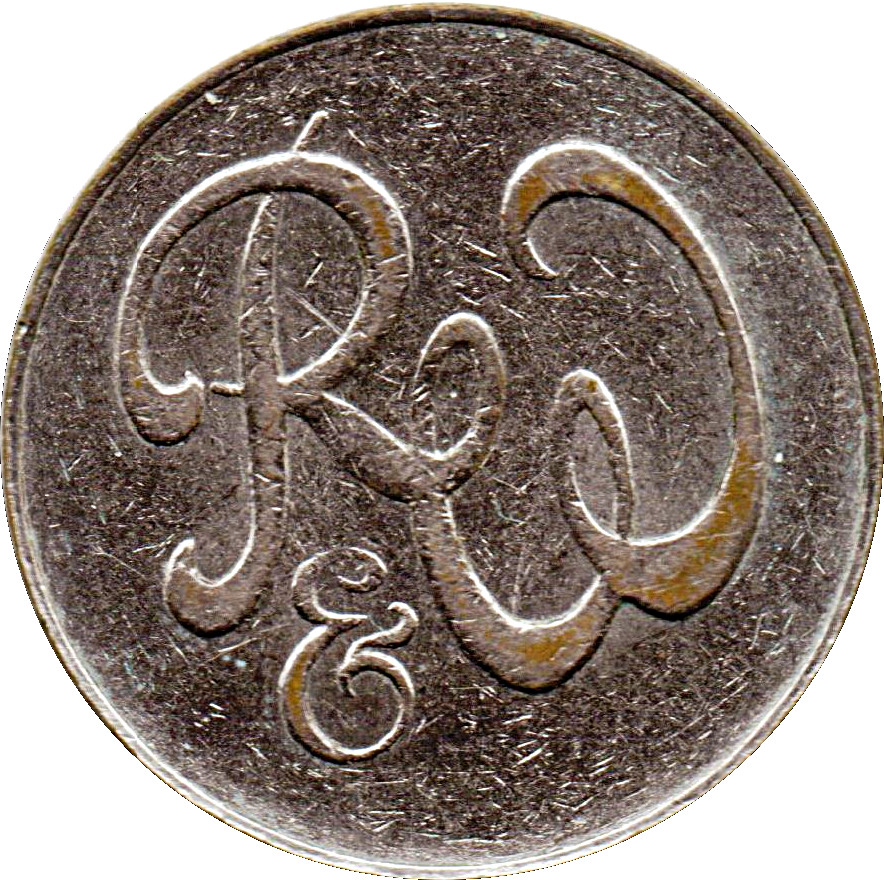 Token - R&W 6 Pence obverse