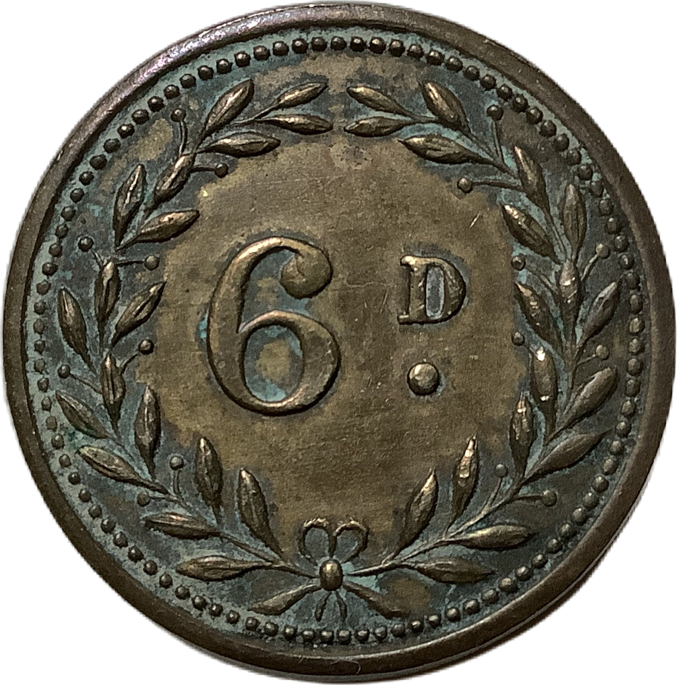 Token - U. George RAF St. Athan, 6 Pence reverse