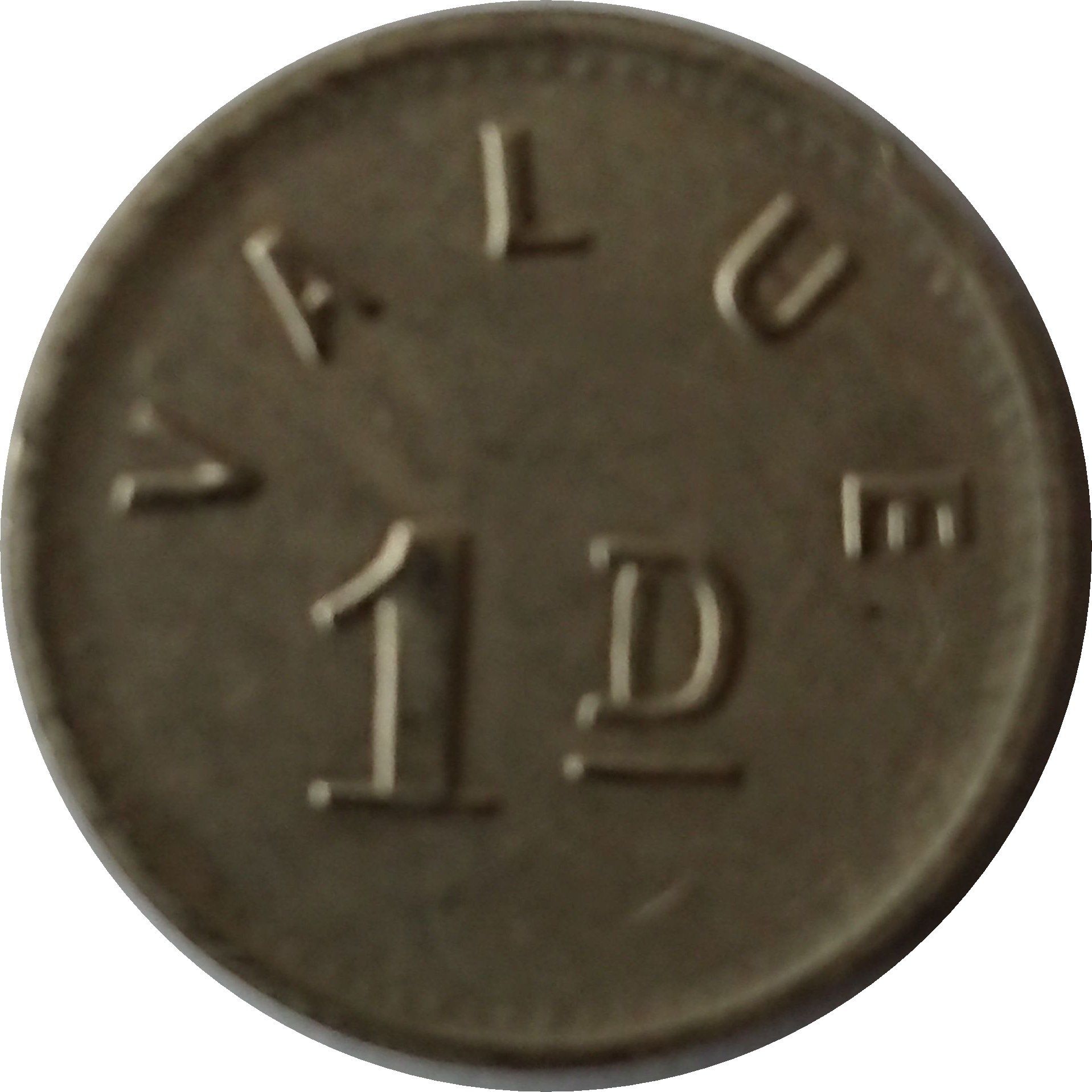 Token - Value 1D obverse