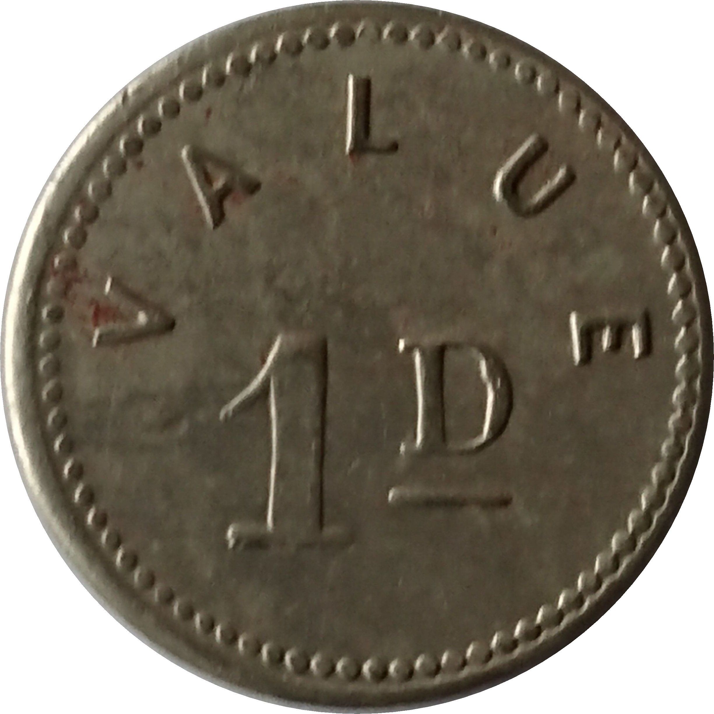 Token - Value 1D reverse