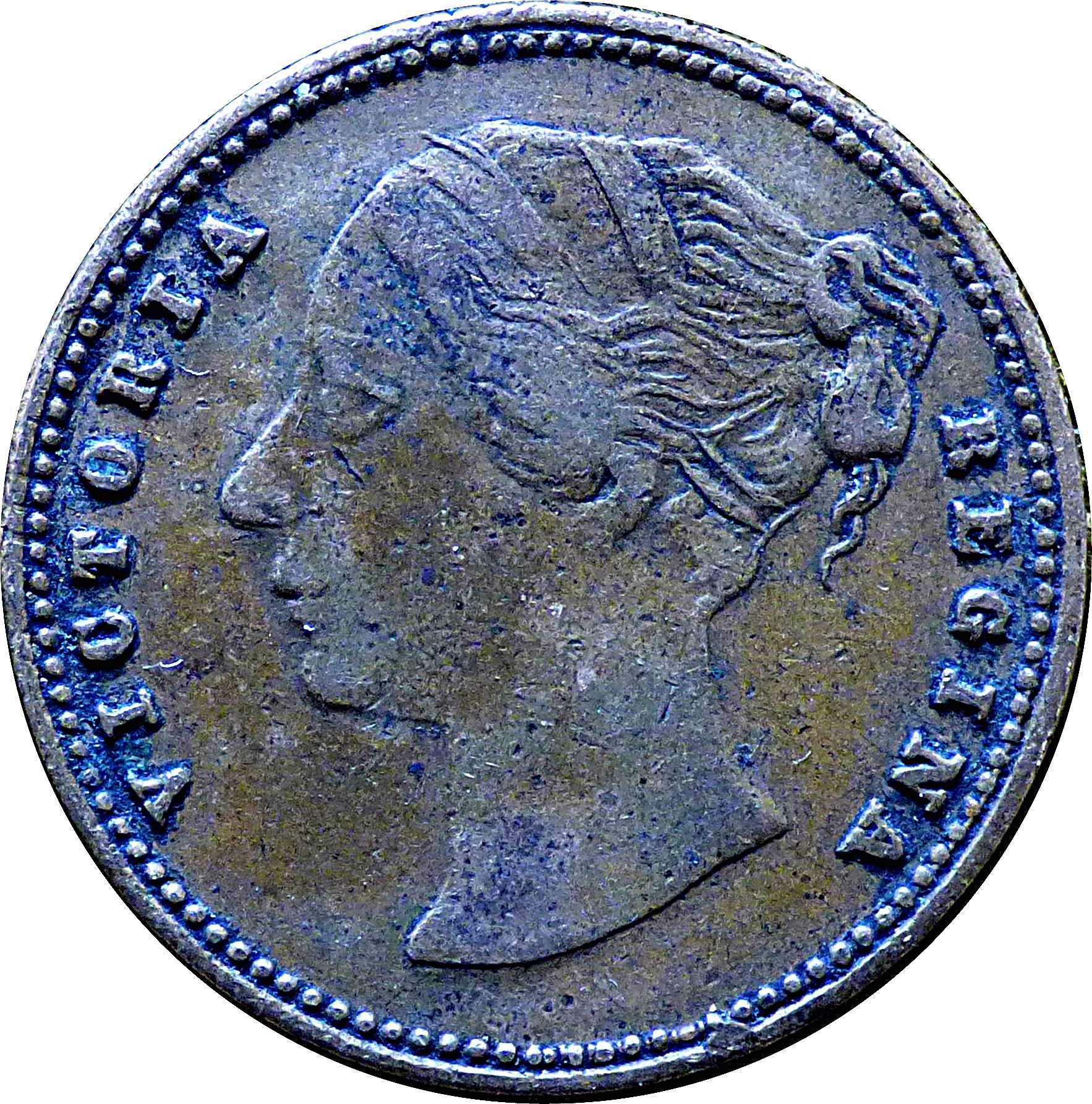 Token - Victoria P.T. Barnum Tom Thumb obverse
