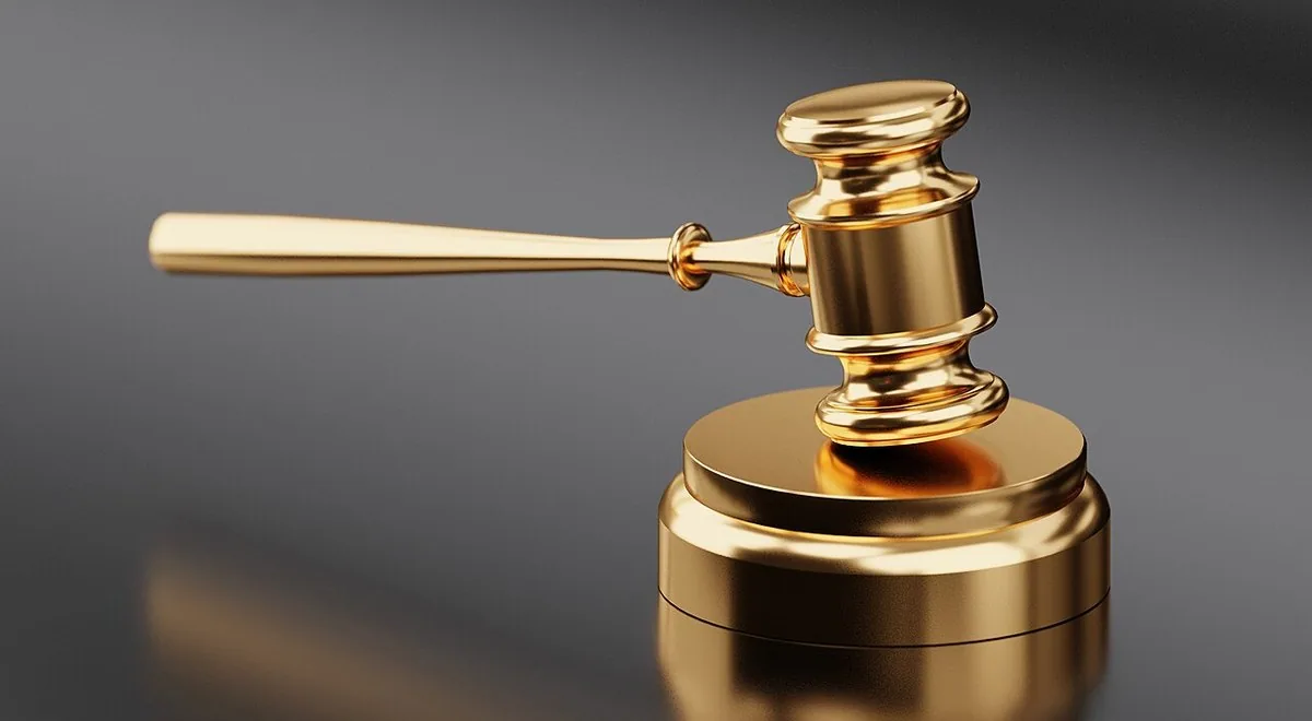 Auction gavel illustration 3D illustration of an auction gavel