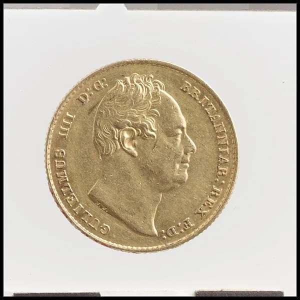 William IV gold sovereign