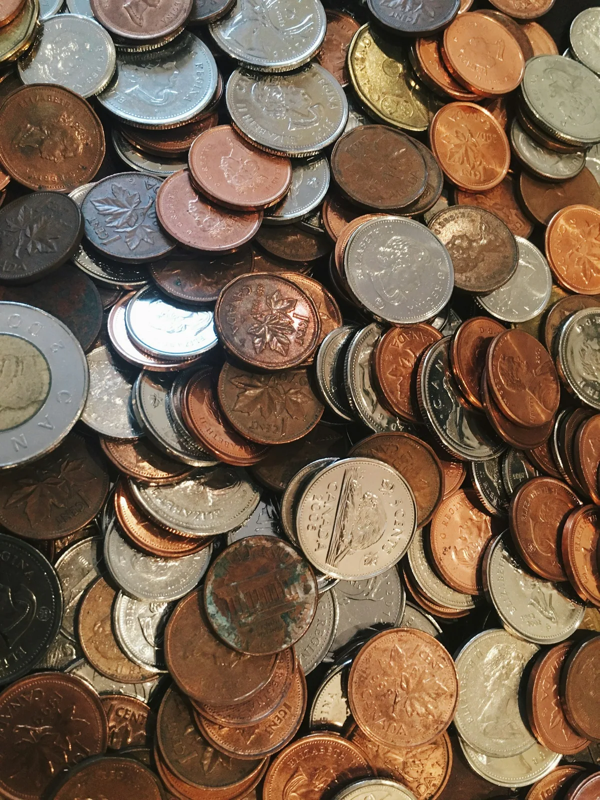 Assorted coin lot Assorted lot of old coins