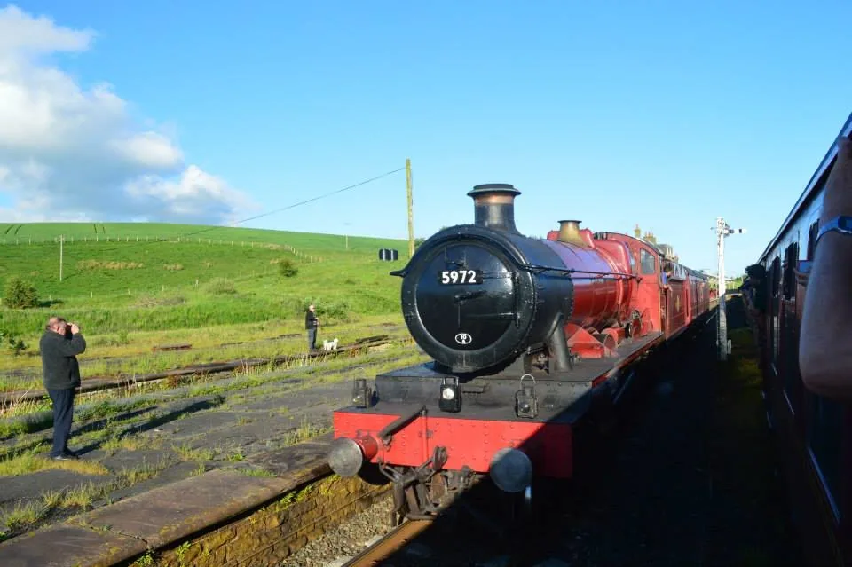 Olton Hall steam locomotive 5972, used as the Hogwarts Express