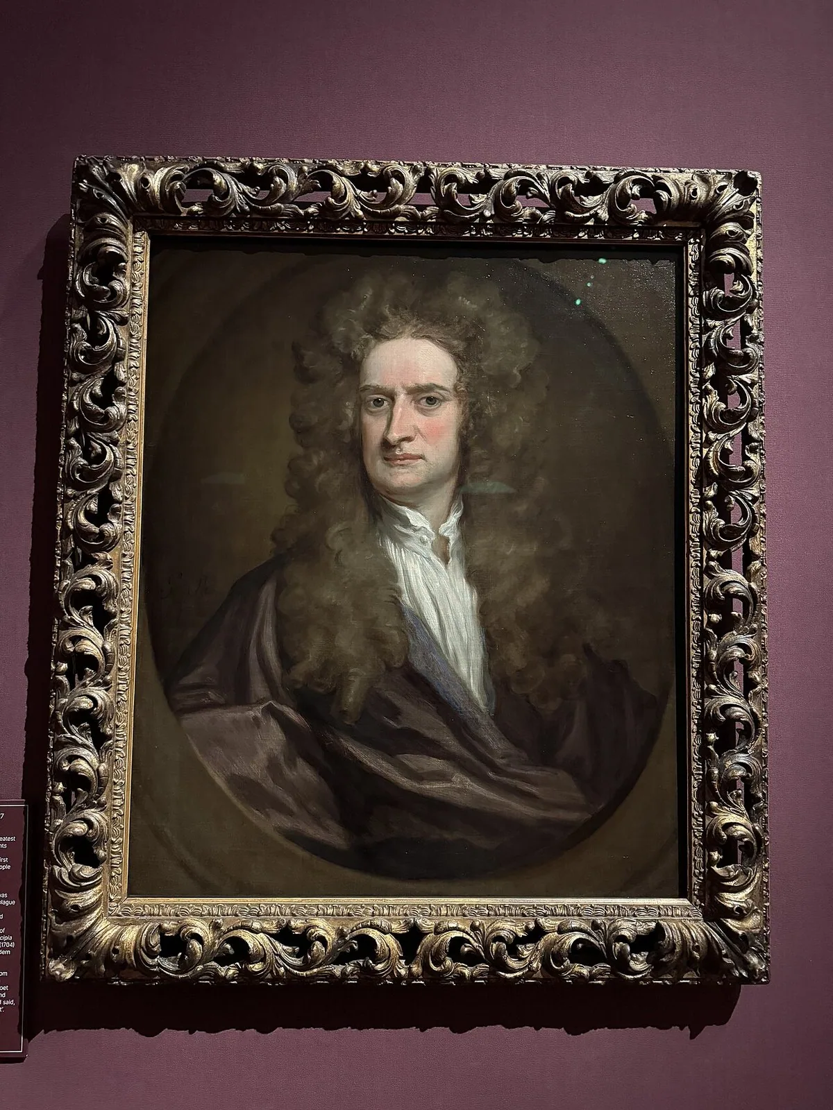 Portrait of Isaac Newton by Sir Godfrey Kneller Portrait of Isaac Newton by Sir Godfrey Kneller