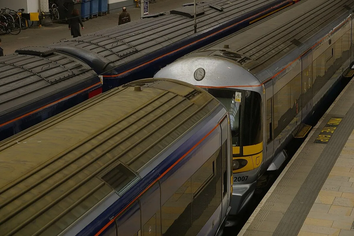 Platforms at London Paddington station