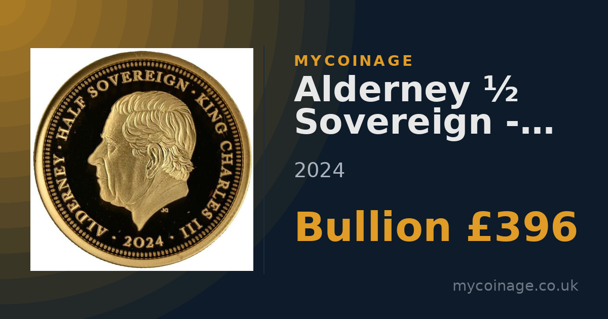 Alderney Half Sovereign First… (2024) Value | MyCoinage