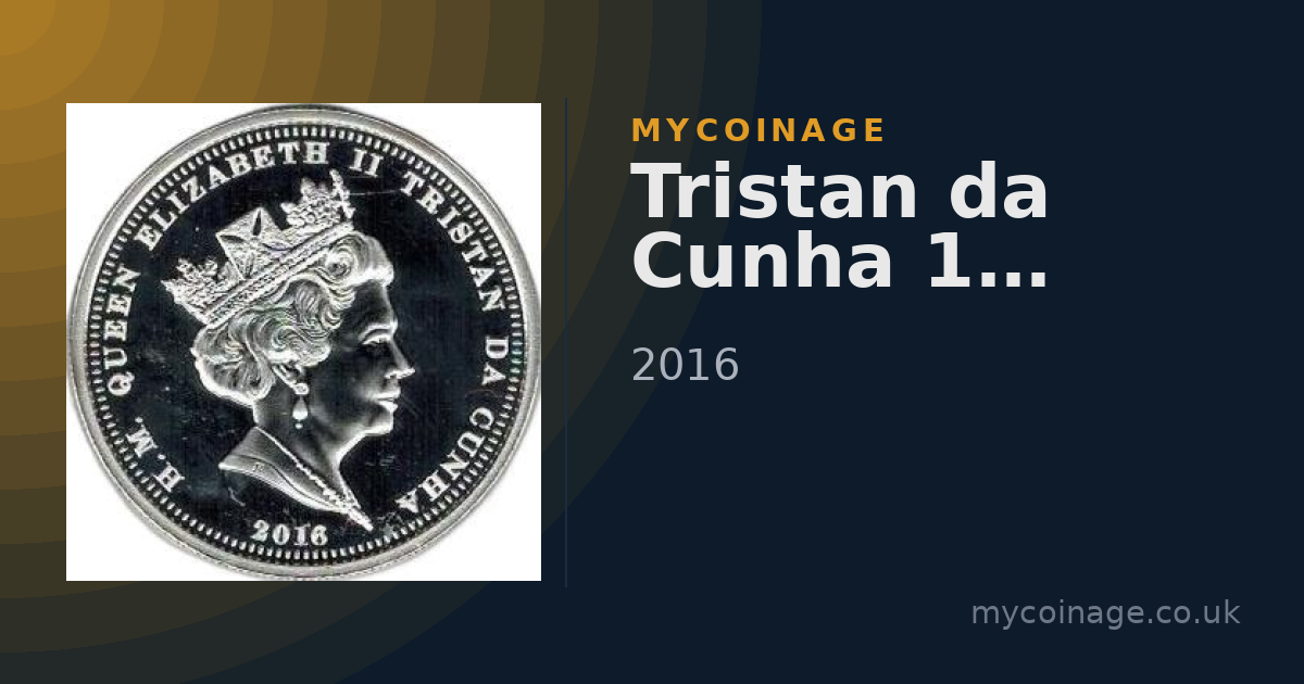 Tristan da Cunha 1 Crown Argonaut &… (2016) Value | MyCoinage